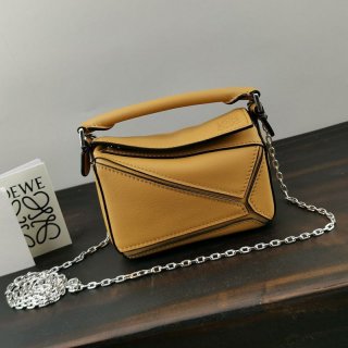 稀少ロエベ★クラシッパズルナノバッグ 本物★Puzzle nano bag log66535