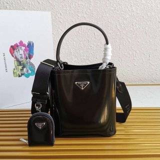 お洒落に【21AW】プラダ カーフ ハンドバッグ 本物 puw06626