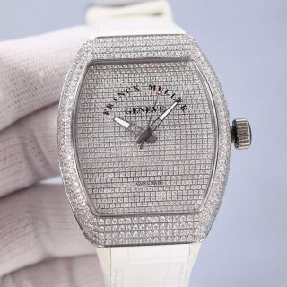 ★日本!!人気！フランクミュラー カサブランカ V45 本物 全面ダイヤ54mm fra98326