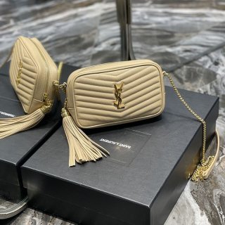 【新作】サンローラン ショルダーバッグ 本物 YSL ルー ミニ 5850401GF01