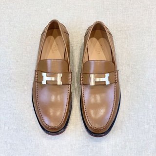 【人気】エルメス Paris パリ "H" ロゴ ローファー 本物 ery72137 【人気】エルメス Paris パリ "H" ロゴ ローファー 本物 ery72137