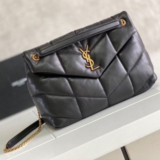 人気急上昇サンローラン ルル パファー ミディアム バッグ 本物 キルティング Saz00887