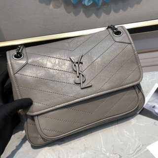 21AW新作サンローラン ショルダーバッグ 本物 ニキ ミディアム ヴィンテージレザー 2way 4988940EN041202