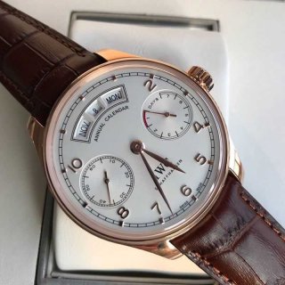 一目惚れIWC 本物 ポルトギーゼ アニュアルカレンダー iwv81242