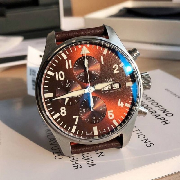 完売必至IWC パイロットウォッチクロノ 本物 iwg20527