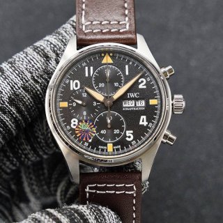 累積売上総額第１位！IWC パイロットウォッチ 本物 クロノ オートマティック スピットファイア iwf14016
