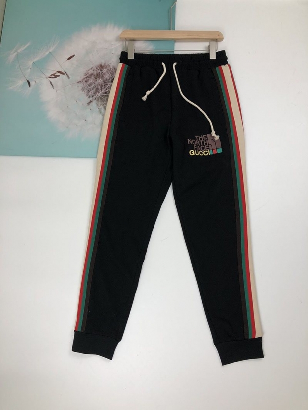 21-22AW グッチ×ノースフェイス*グッチウェブジョギングパンツ本物 Nof60158
