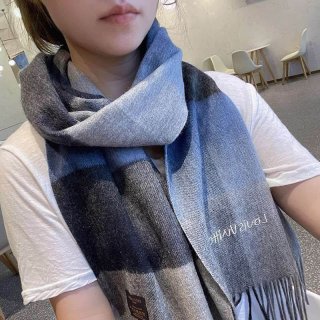 暖かいルイヴィトン カシミヤ タッセル マフラ 本物 vub01396
