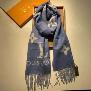 セール新作 ルイヴィトン カシミヤ タッセル マフラ 本物 vuk99658