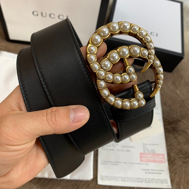 定番グッチ ベルト 本物 GGマーモント カジュアルベルト 40mm guy93083