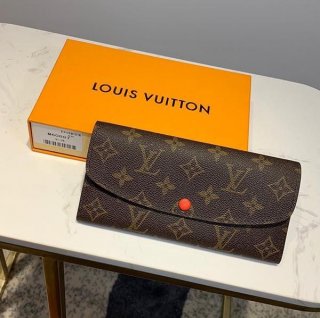 ルイヴィトン 財布 本物 モノグラム ポルトフォイユ エミリー ミモザ 長財布LV20268