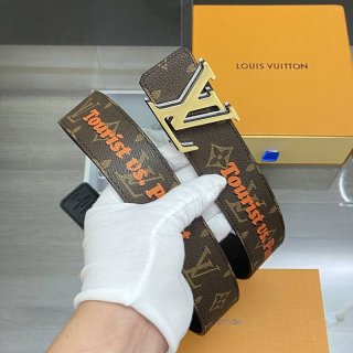 セール新作ルイヴィトン ベルト 本物 サンチュールLVピラミッド 40MM リバーシブル vul53869