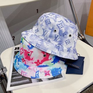 即発◆ルイヴィトン バケットハット 本物 ボネ モノグラム ウォーターカラー マルチ 2色 vuv59350