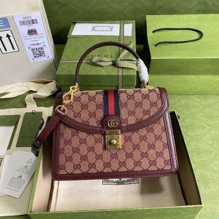 人気No1グッチ〔オフィディア 本物〕ウェブ付き スモールトップハンドルバッグ guk21393