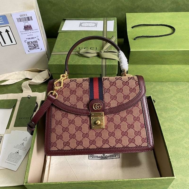 人気No1グッチ〔オフィディア 本物〕ウェブ付き スモールトップハンドルバッグ guk21393