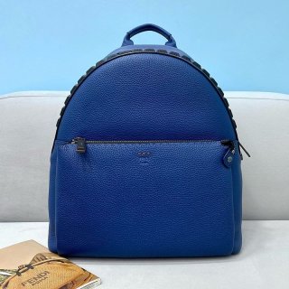 可愛いフェンディ 本物 レザー バックパック リュック fec37922