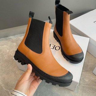 世界中で大人気ロエベ ブーツ 本物 CHELSEA BOOT カーフ サイドゴアブーツ loh33544