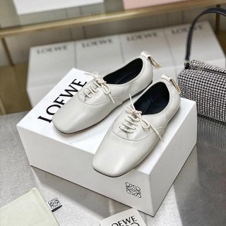 新作限定 ロエベ ソフトダービー 本物 Soft Derby lof04594
