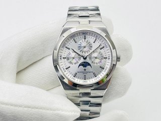 超希少！ヴァシュロンコンスタンタン 本物 オーヴァーシーズ デュアルタイム var74577