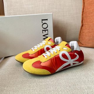 セール新作 ロエベ フロー ランナー スニーカー 本物 ユニセックス lok26818