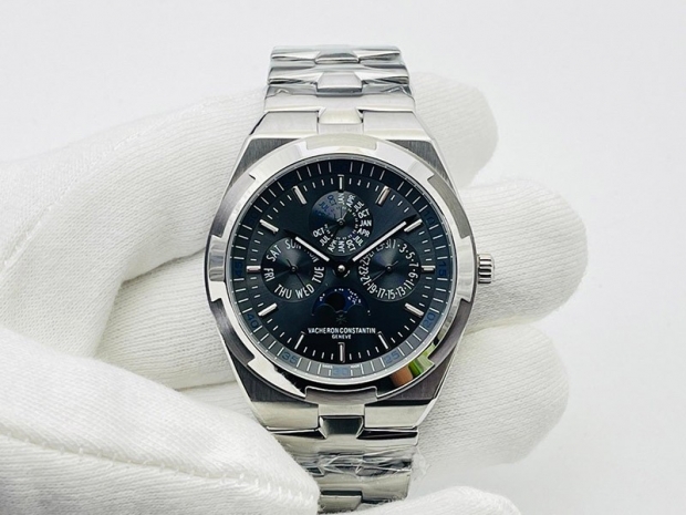 《大人気》ヴァシュロンコンスタンタン 本物 オーヴァーシーズ デュアルタイム vam31193