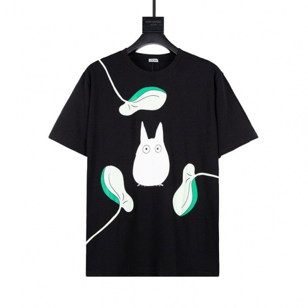 定番 可愛い ロエベ トトロ tシャツ 本物 コラボ コットン lod07346
