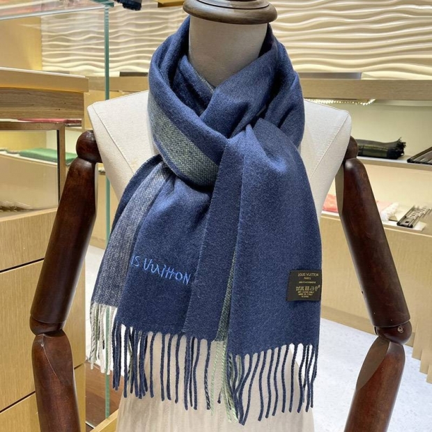 完売必至 暖かい ルイヴィトン カシミヤ マフラ 本物 vut10200