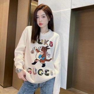 21-22AW グッチ セーター 本物 GGジャガードコットyuku gui81822
