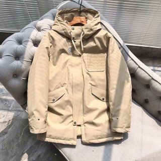 完売必至 ロエベ コットン フーデッド パファージャケット 本物 lou95472