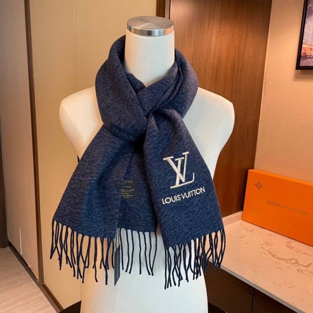 送料込 ルイヴィトン カシミヤ マフラ 本物 vug22472