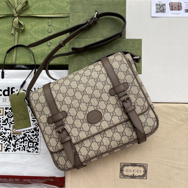 《大人気》グッチ＃GGショルダーバッグ 本物 ブラウン guo53568