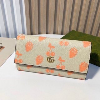 超希少！【グッチ】★GGマーモント ベリー コンチネンタルウォレット 本物 gus97509