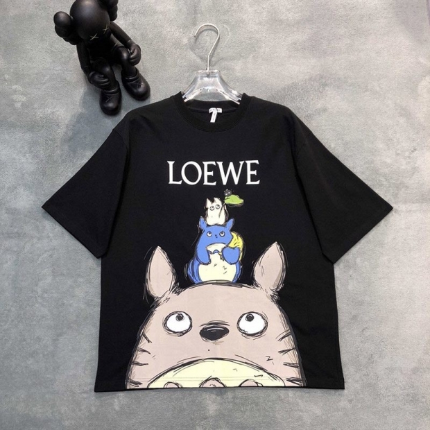 争奪戦 可愛い ロエベ トトロ tシャツ 本物 コラボ コットン lop69694
