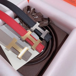 争奪戦エルメス Hベルト 本物☆ベルトバックル ミニ コンスタンス リバーシブルベルト25mm ert19297