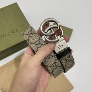 21-21AW新作 グッチ キャンバスGG柄ベルトダークブラウン レディース 35mm guk76514 21-21AW新作 グッチ キャンバスGG柄ベルトダークブラウン レディース 35mm guk76514