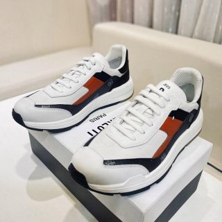 ☆超人気☆ベルルッティ スニーカー 本物◆上質 スクリットレザー×ナイロン きれいめ スニーカー ber54361