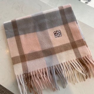 希少色ロエベ ストライプ スカーフ 本物(カシミヤ) lot55767