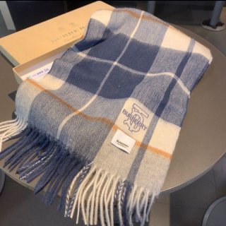 21-22AWバーバリー 本物 クラシック カシミヤ チェック マフラー Bae46128