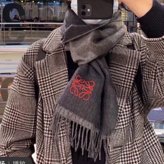 人気No1ロエベ バイカラー スカーフ 本物 (ウール&カシミヤ) loz09993