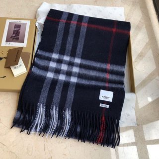 ★日本!!人気！バーバリー クラシック カシミヤ チェック マフラー 本物 Baz55103