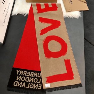 完売必至バーバリー 本物 リバーシブル ロゴジャカード カシミアスカーフ Bab82283