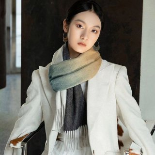 ★日本!!人気！ロエベ 本物 ストライプ スカーフ (カシミヤ) loc69747
