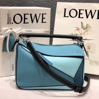 大人気！ロエベ パズルバッグ 本物 トリカラー ショルダーバッグ loj33062