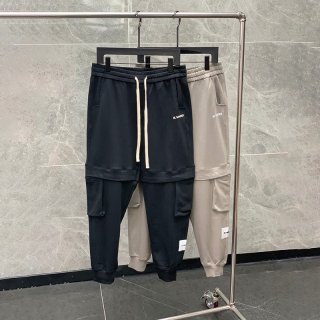 完売必至ジルサンダー パンツ 本物 モノグラム★コットン スウェットパンツ 2色 Jiu83032