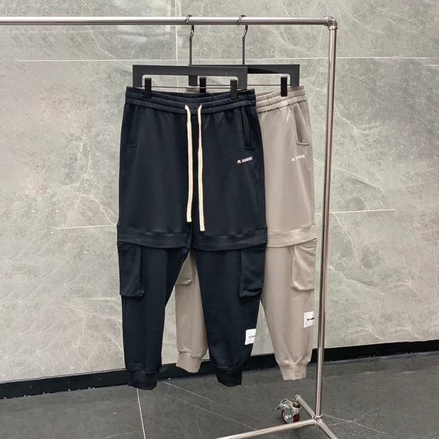 完売必至ジルサンダー パンツ 本物 モノグラム★コットン スウェットパンツ 2色 Jiu83032