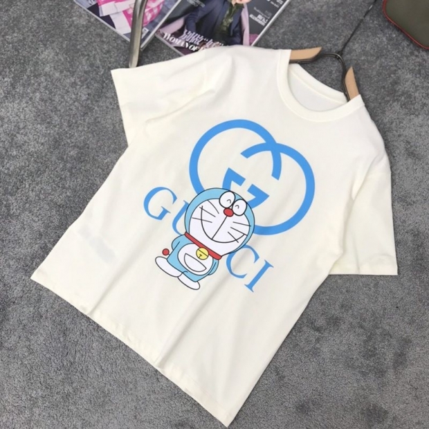 大人気！グッチxドラえもん 本物★コラボ★オーバーサイズ Tシャツ gur56176