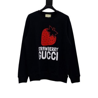 春もの新作 グッチ 21AW★STRAWBERRY ロゴ キラキラ 本物 スウェット gut54976 春もの新作 グッチ 21AW★STRAWBERRY ロゴ キラキラ 本物 スウェット gut54976