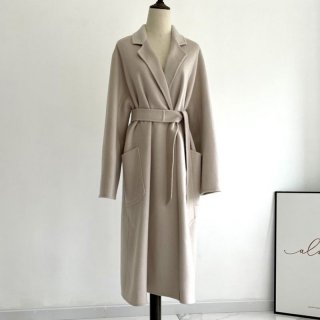 ★日本!!人気！マックスマーラ 本物 リュドミラ カシミヤ コート グレー maj44170