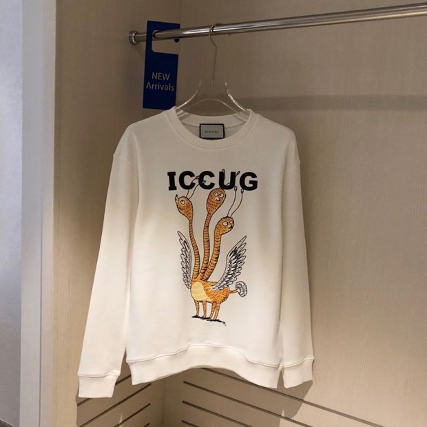 春もの新作 【グッチ】Freya Hartas ICCUG コピープリント フーディー guq49627