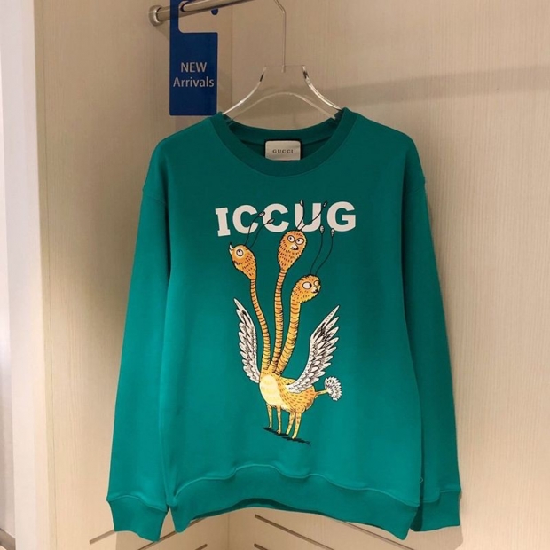 完売必至 【グッチ】Freya Hartas ICCUG 本物プリント フーディー guh36255